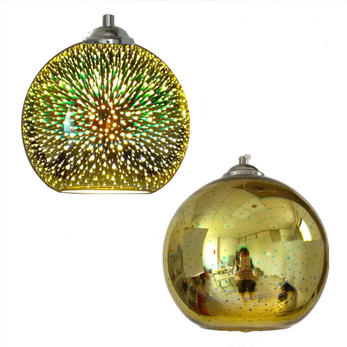 Vibrant Colorful Glass Pendant Light Fixture