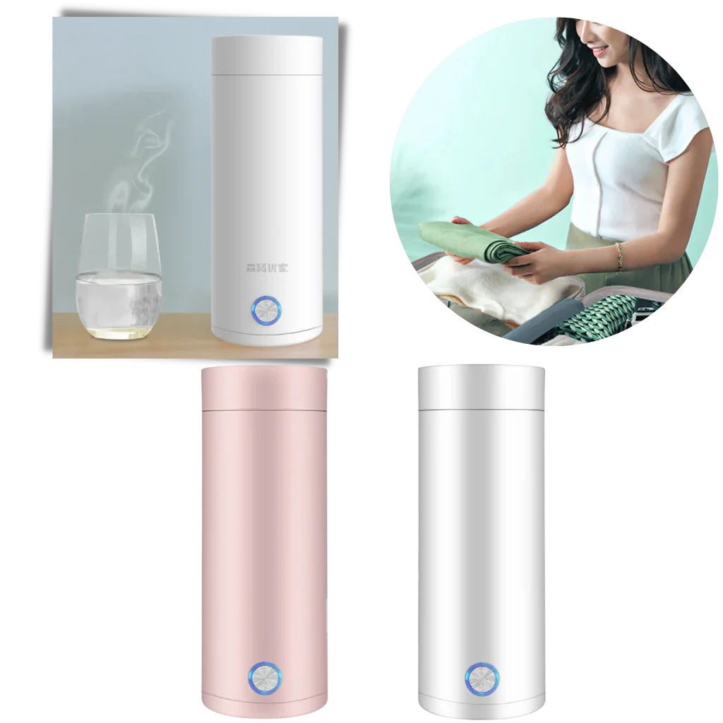 Travel Electric Kettle 400ml - Compact Portable Boiler