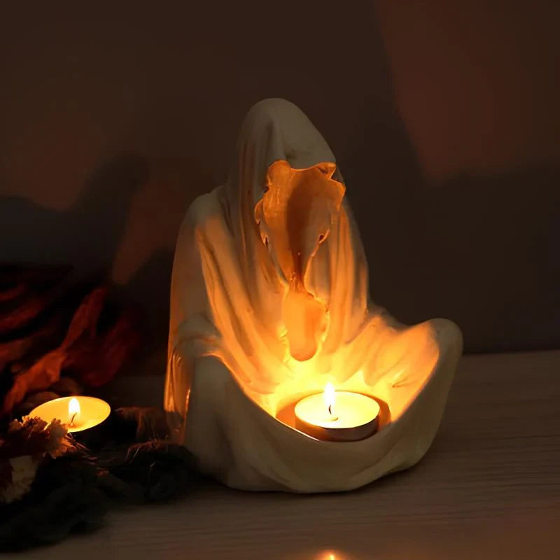 Elegant Metal Candle Stand