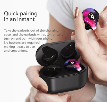 Wireless Earbuds Bluetooth 5.0 IPX5 Water Resistant Headphones