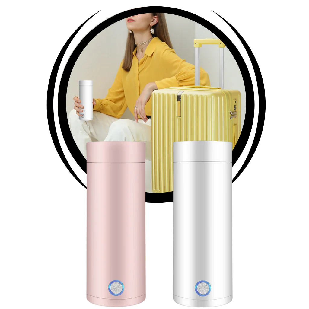Travel Electric Kettle 400ml - Compact Portable Boiler