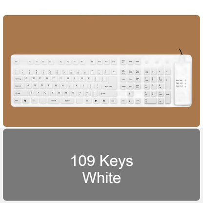 Portable Folding Soft Keyboard with USB Cable