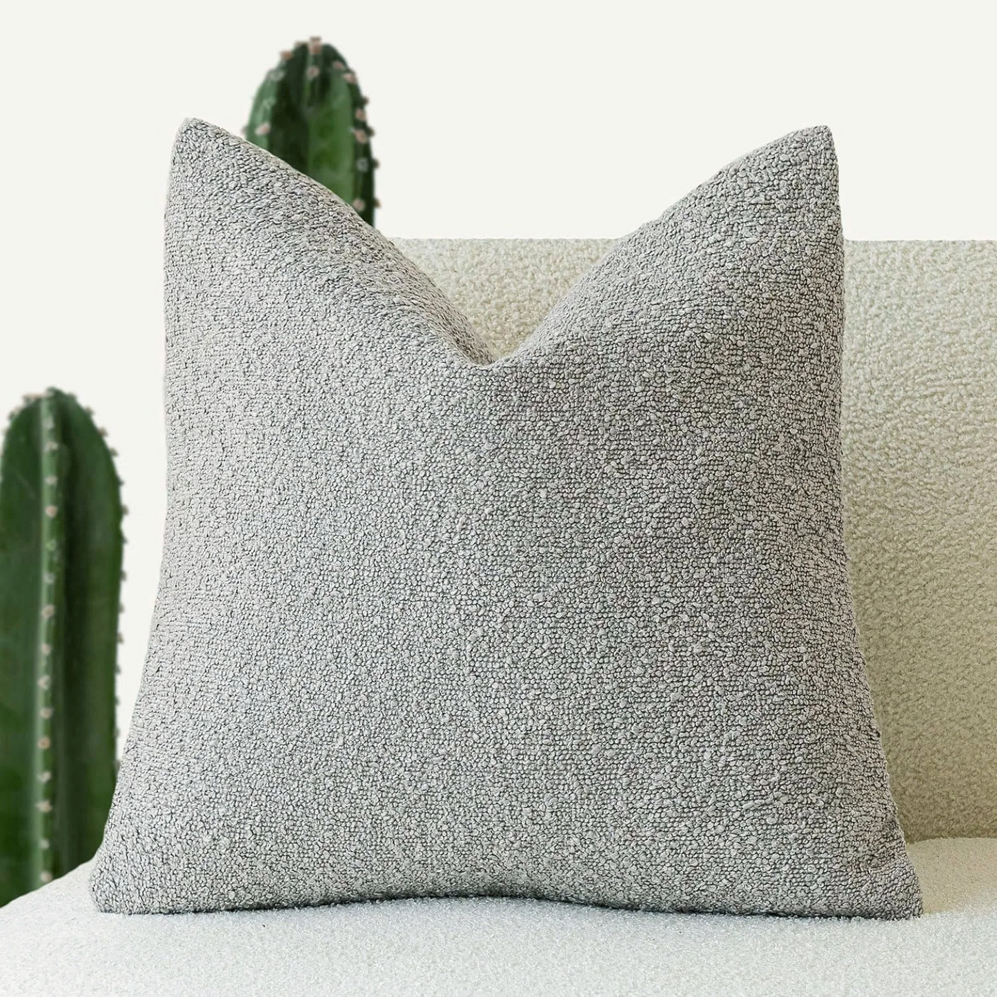 Plush Tulum Throw Pillow Cover 45x45cm Soft Cushion