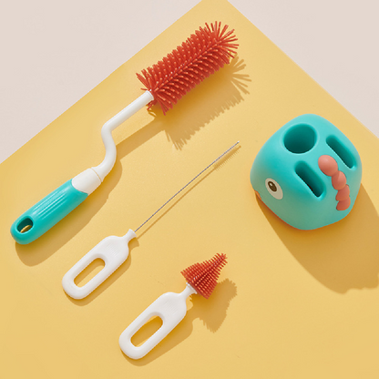 Baby Bottle Cleaning Brush Set with Storage Case