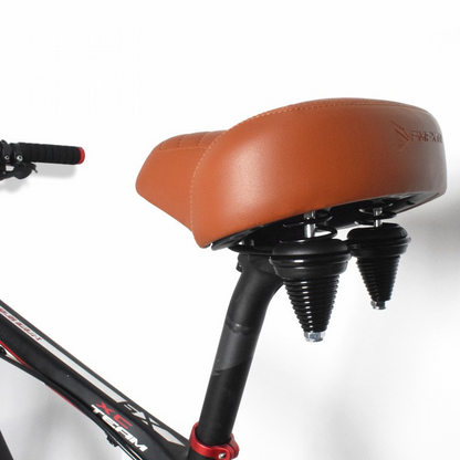 Soft Cushion Bike Seat with Suspension – Comfort Bike Saddle