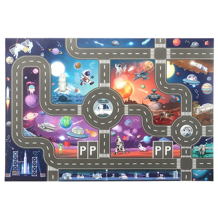 Colorful Play Road Traffic Mat for Children