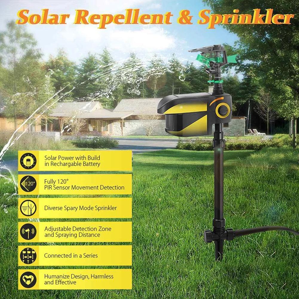 Outdoor Motion Sensor Water Sprinkler for Garden Protection