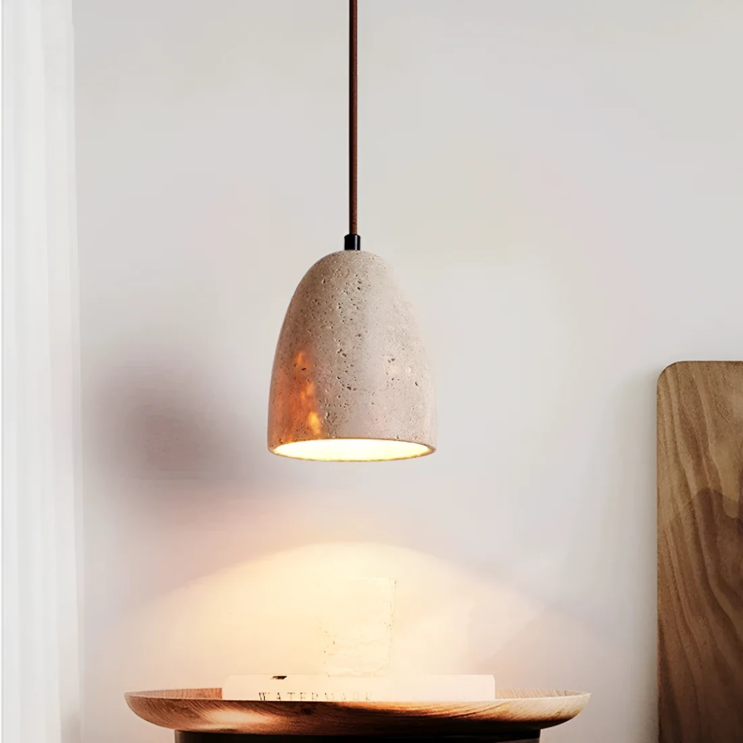 Vintage Stone Hanging Light - Fesara
