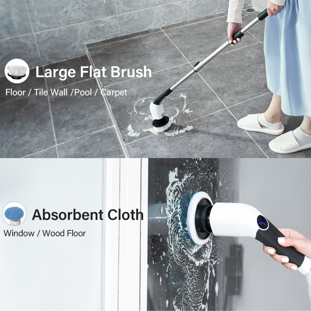 Fast Easy Spin Cleaning Brush