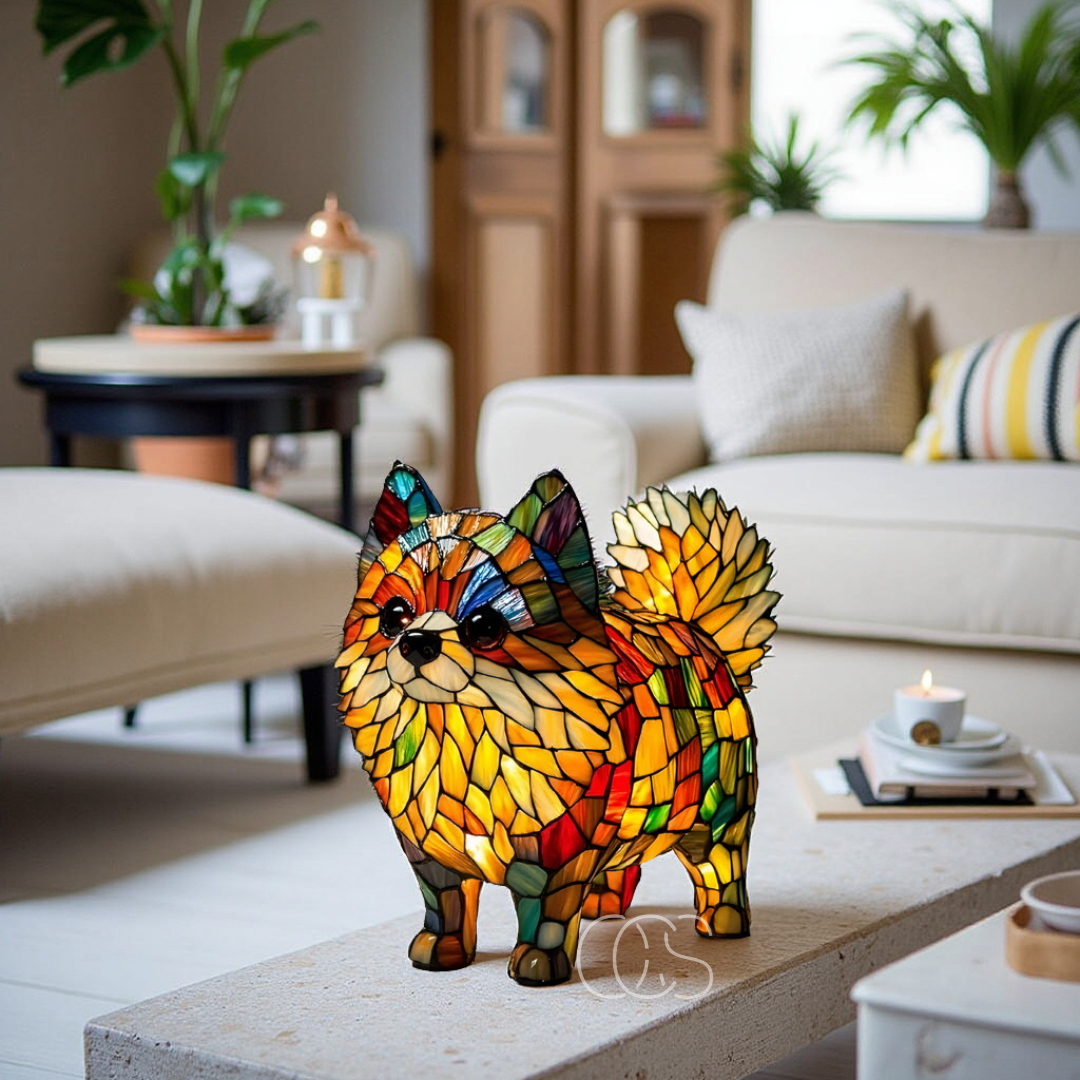 Heartwarming Dog Memorial Lamp