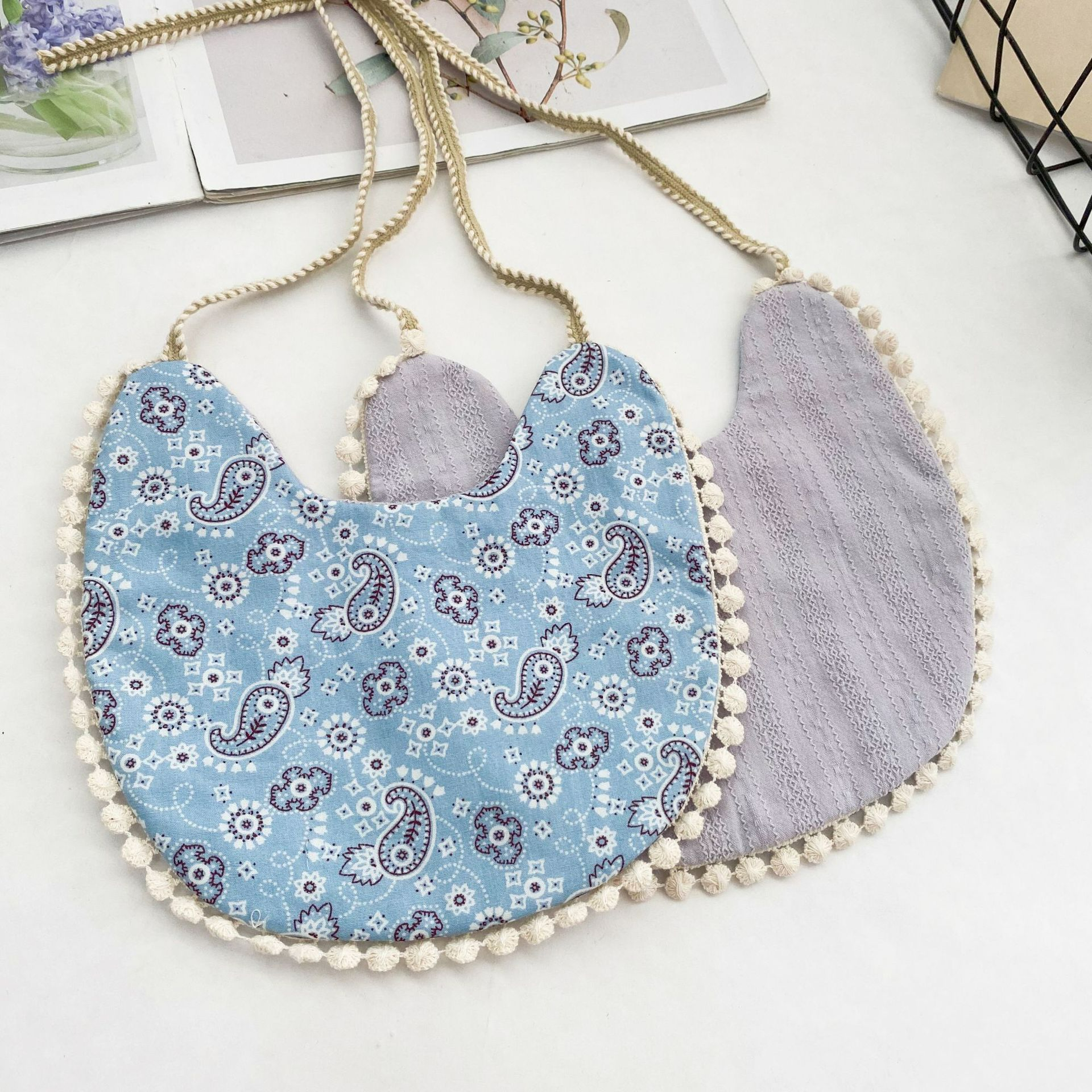 Soft Cotton Reversible Baby Bib Cloth - Fesara