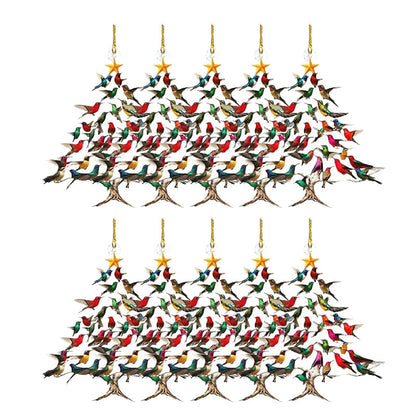 Colorful Bird Christmas Tree Ornament