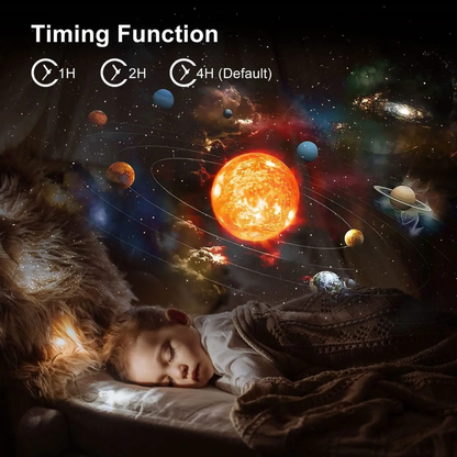Cosmic Night Sky Star Projector with HD Videos