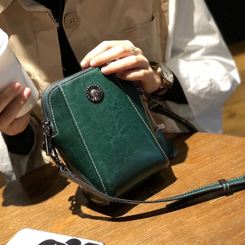 Fesara | Ladies Genuine Leather Phone Pouch