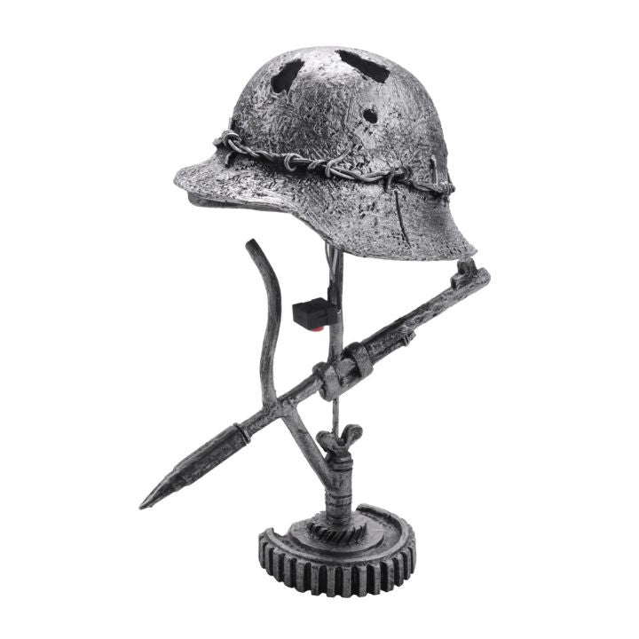 Rustic Metal Helmet Desk Lamp – Classic Vintage Home Lighting