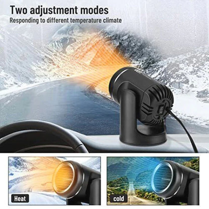 Compact 360° Rotating Car Warmer