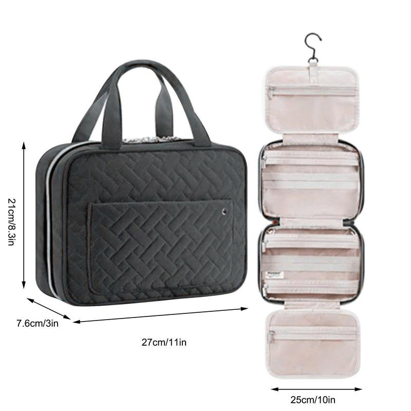 Portable Travel Makeup Case with 4 Pockets