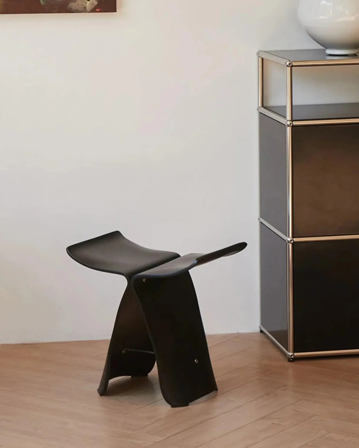 Rustic Floral End Table