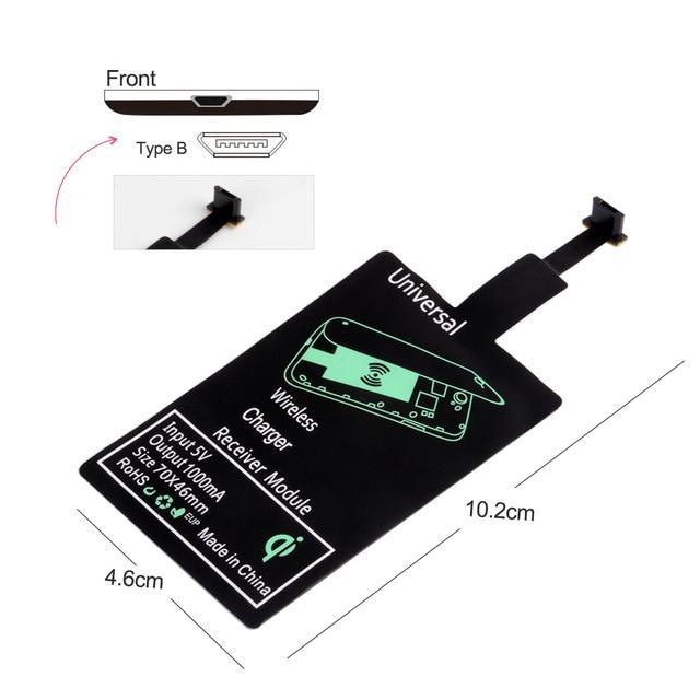 Fast Qi Wireless Charging Adapter