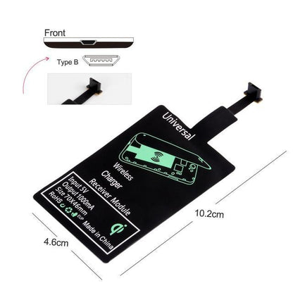 Fast Qi Wireless Charging Adapter
