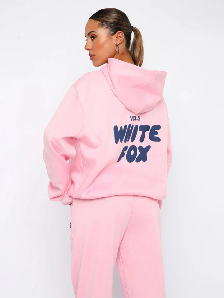 Soft Pink Hoodie and Sweatpants Set
