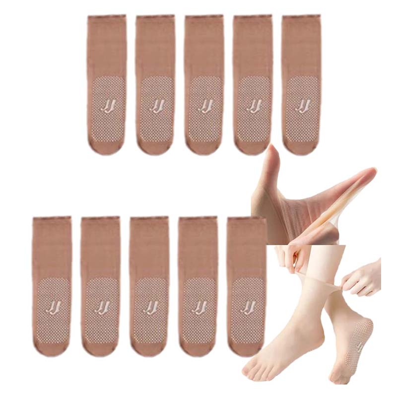 Breathable Anti-Slip Crystal Socks for Women