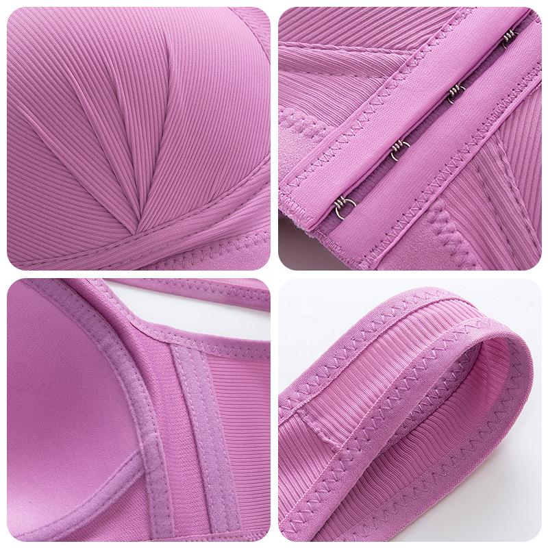 Full Figure Easy Close Stretch Push Up Support Bra