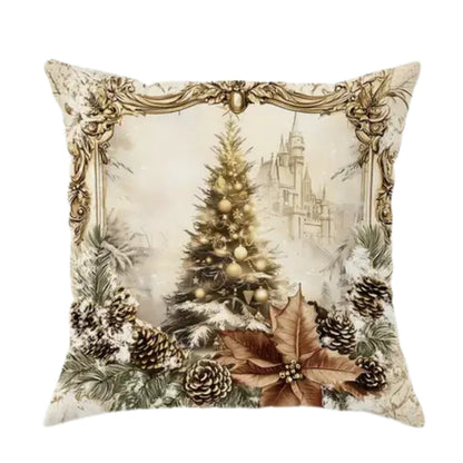 Classic Christmas Pillowcase Beautiful Tree Design
