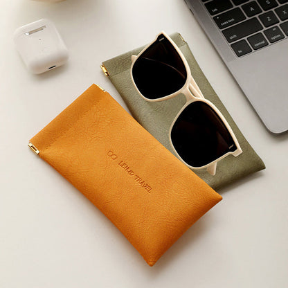 Stylish Leather Buckle Storage Tote Bag