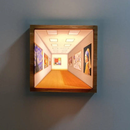 Colorful 3D Optical Lamp
