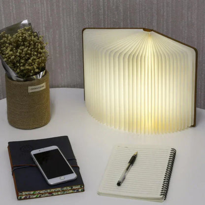 Compact LED Reading Light with Flexible Arm