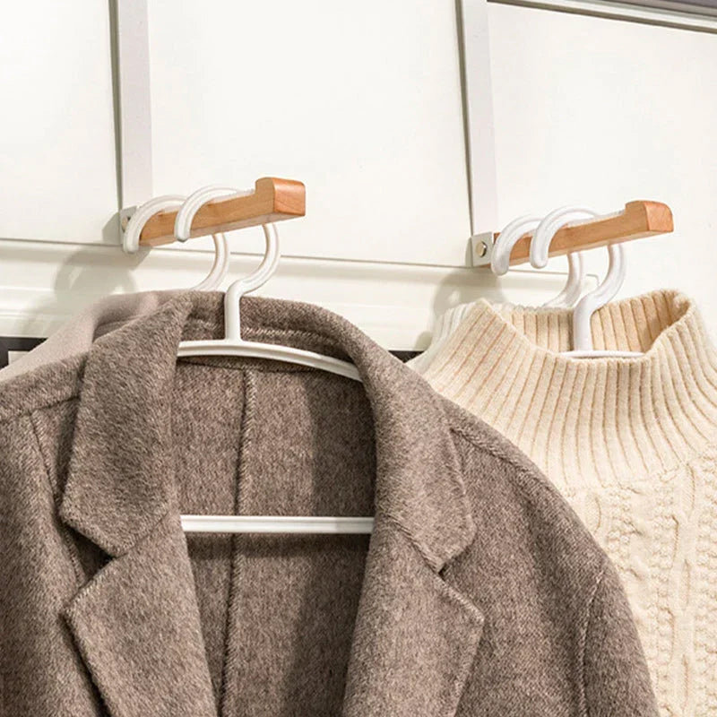 Space Saving Collapsible Door Clothes Hook