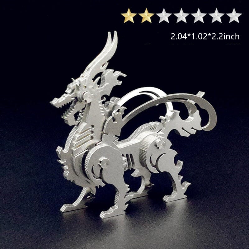 Unique 3D Metal Brain Teaser
