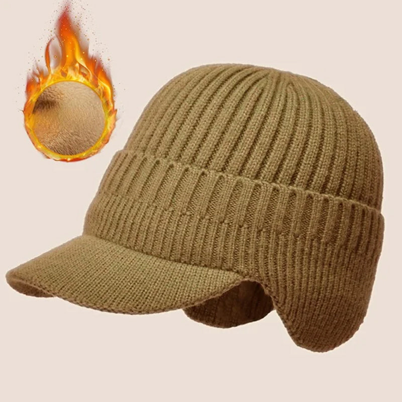 Fuzzy Thermal Winter Beanie Hat