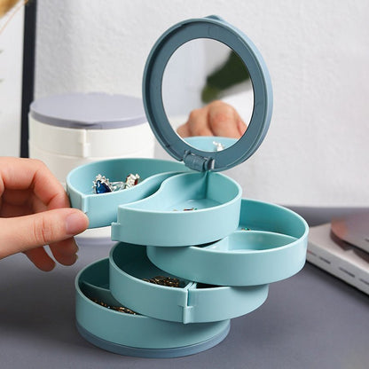 Luxury Rotating Jewelry Storage Case