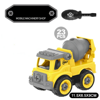 Fun Kids Construction Play Set with Vehicles