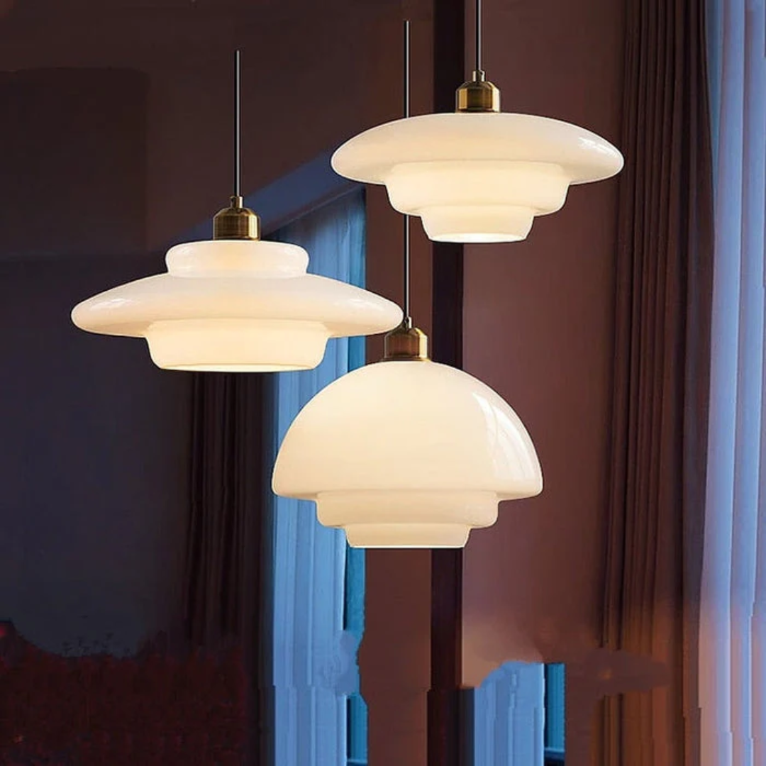 Elegant Clear Glass Hanging Light