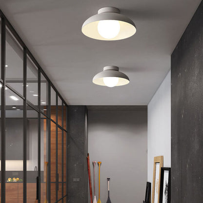 Rustic Metal Glass Pendant Light Fixture