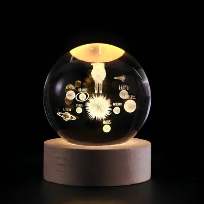 Colorful Globe LED Table Lamp 3D Nightlight