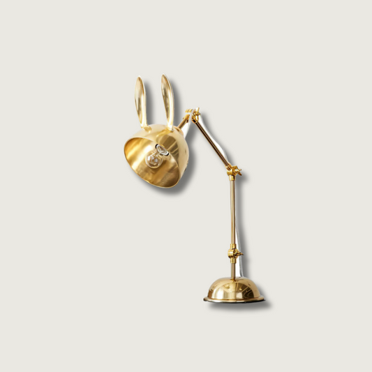 Luxury Gold Bunny Table Lamp - Fesara