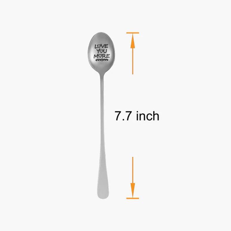 Fesara Personalized Romantic Engraved Spoon
