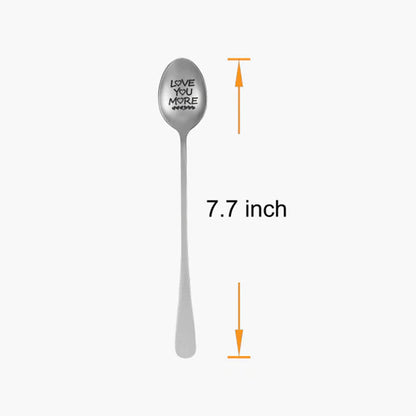 Fesara Personalized Romantic Engraved Spoon