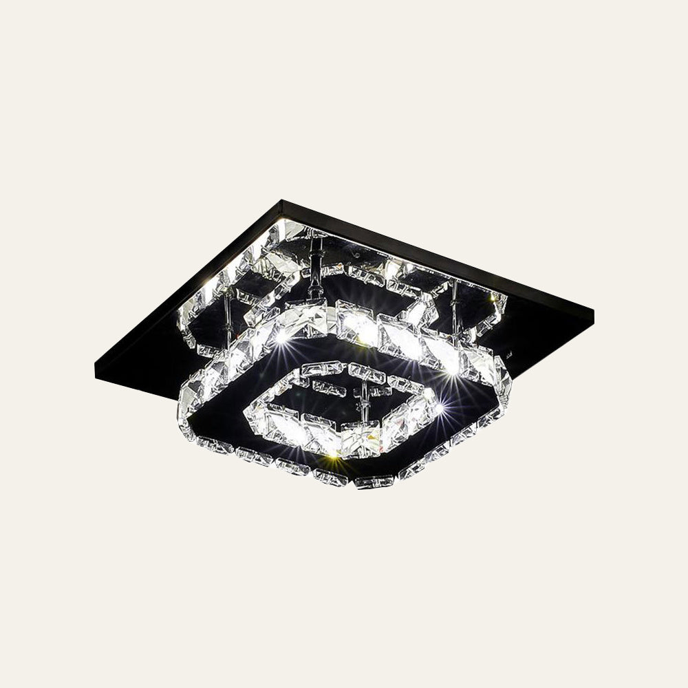 Luxury Crystal LED Ceiling Light Fixture