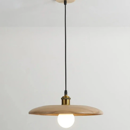 Simple Wood LED Hanging Light