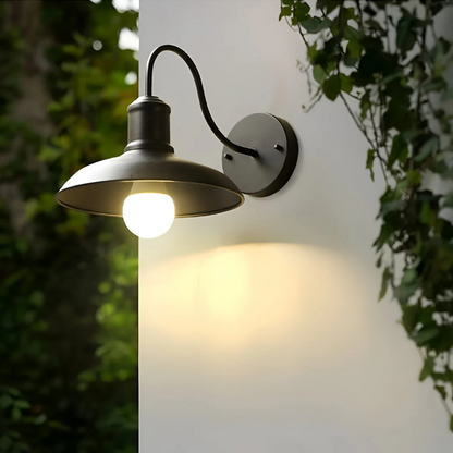 Vintage Brass Weatherproof Outdoor Wall Light