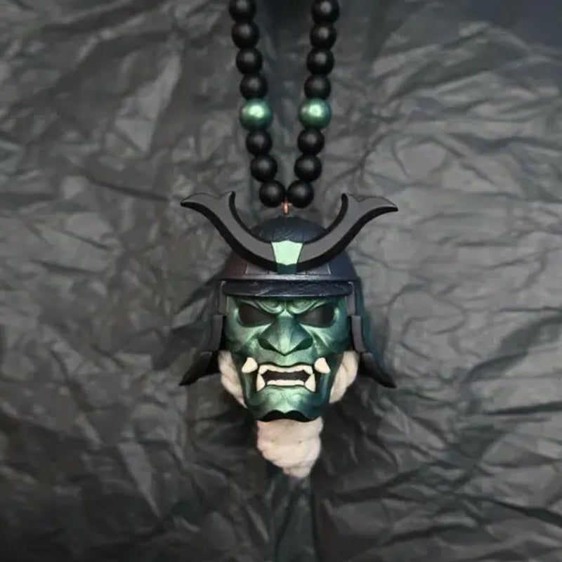 Japanese Warrior Car Charm Pendant