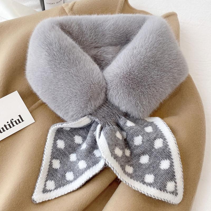 Soft Thick Faux Fur Winter Scarf