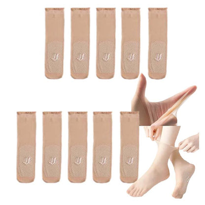 Breathable Anti-Slip Crystal Socks for Women