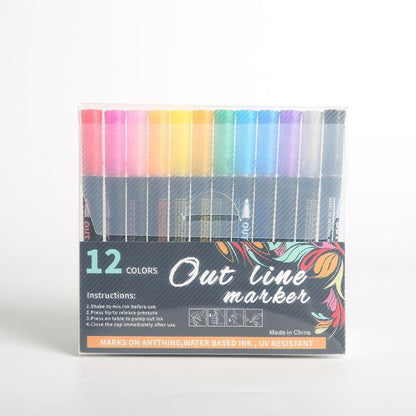 Colorful Kids Art Markers Set