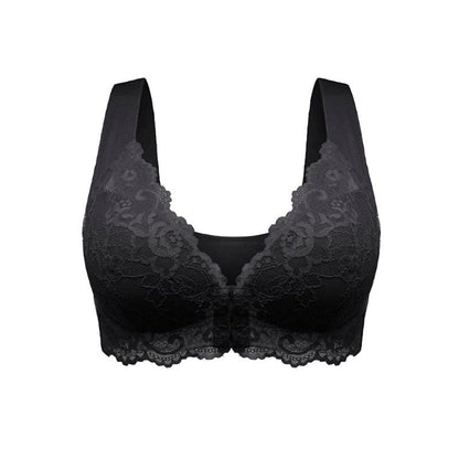 Delicate Lace Bra with Front Closure